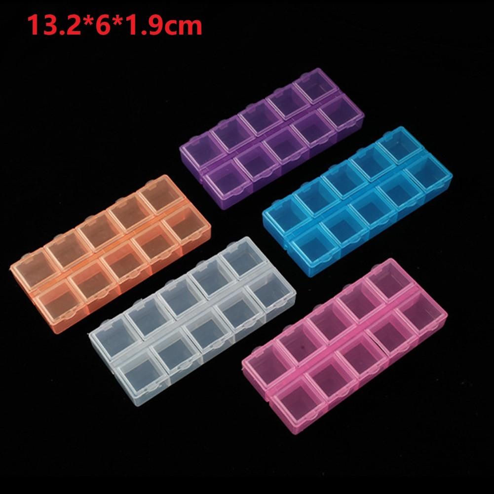 Practical Plastic Storage Box Container for Jewelry and Components