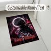 Personalized Crystal Velvet Carpet,Tokyo Ghoul Custom Printed Name, Plush Area Rug For Home Indoor Decor