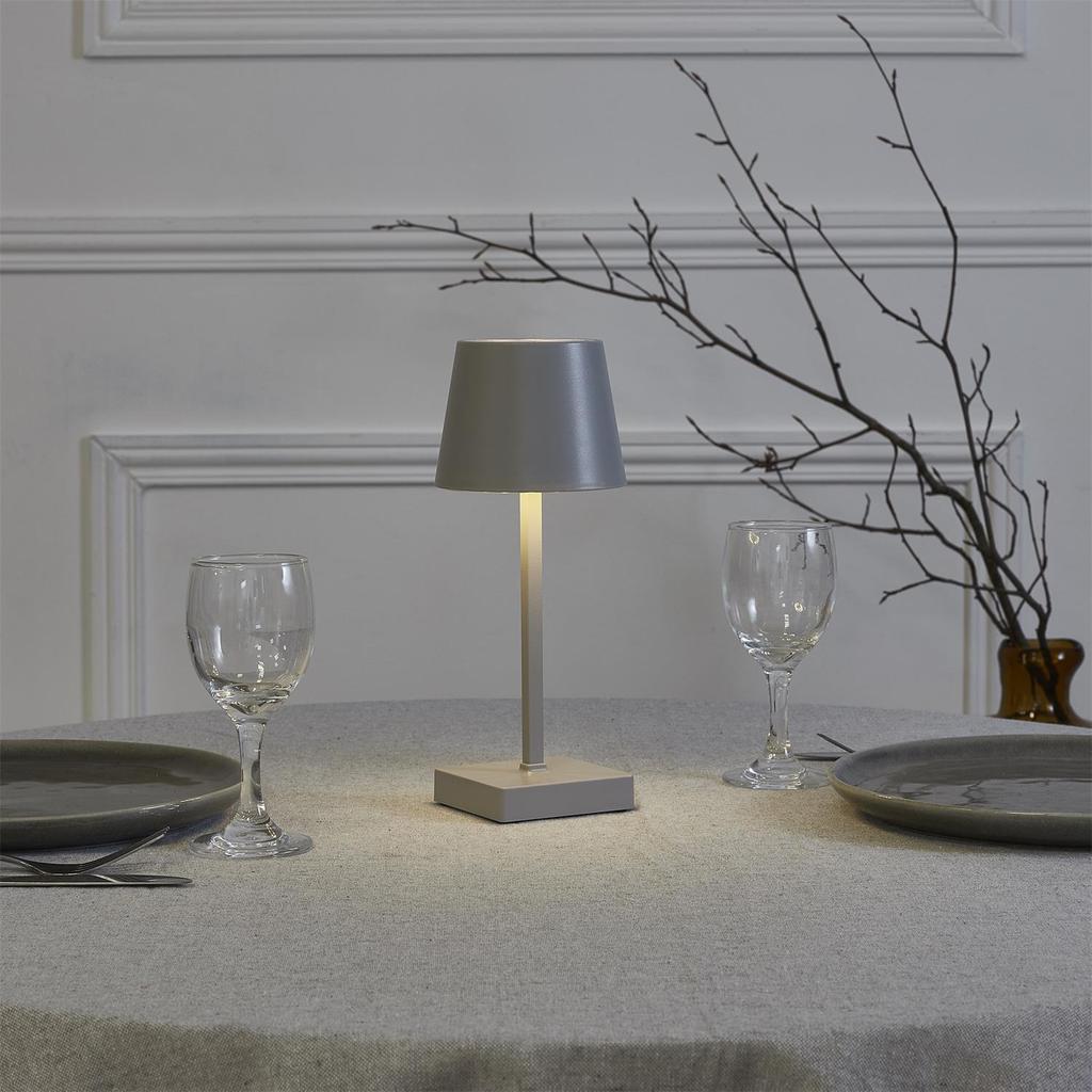 Blanca Touch Led Table Lamp Gray 3 Modes
