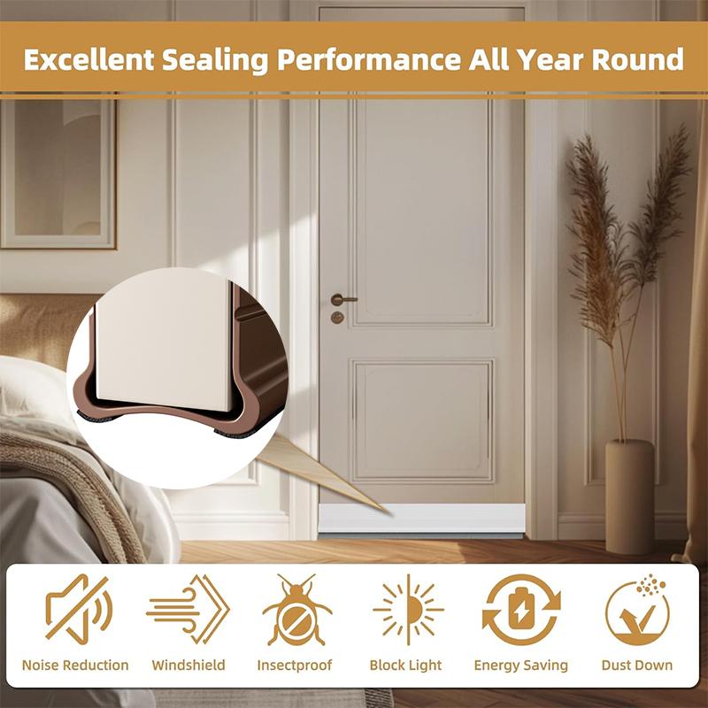 Verstellbare Flexible Türboden-Dichtungsleiste Kaltwind- und Staubdicht Wetterleiste Türfenster-Spalten Schlafzimmer Zugluftstopper