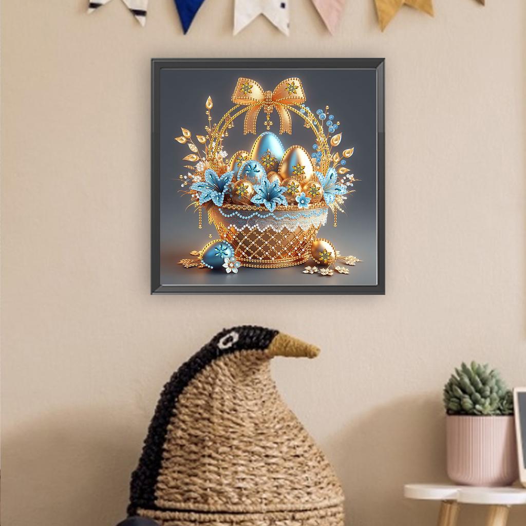 Easter Special Shaped 5D DIY Partial Drill Diamonds Paintings Gem Art for Adults DIY Gift Home Decor Crystal Diamond Art 30x30cm