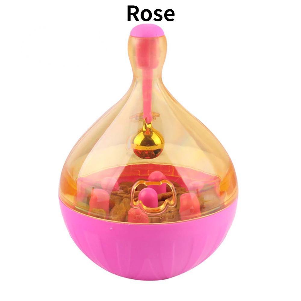 

Автоматический мяч для кошек и собак, интерактивная забавная миска, игрушки для домашних животных, стакан для котенка, встряхивающий мяч для утечки, аксессуары для домашних животных, кошек и собак ZPG розы красного