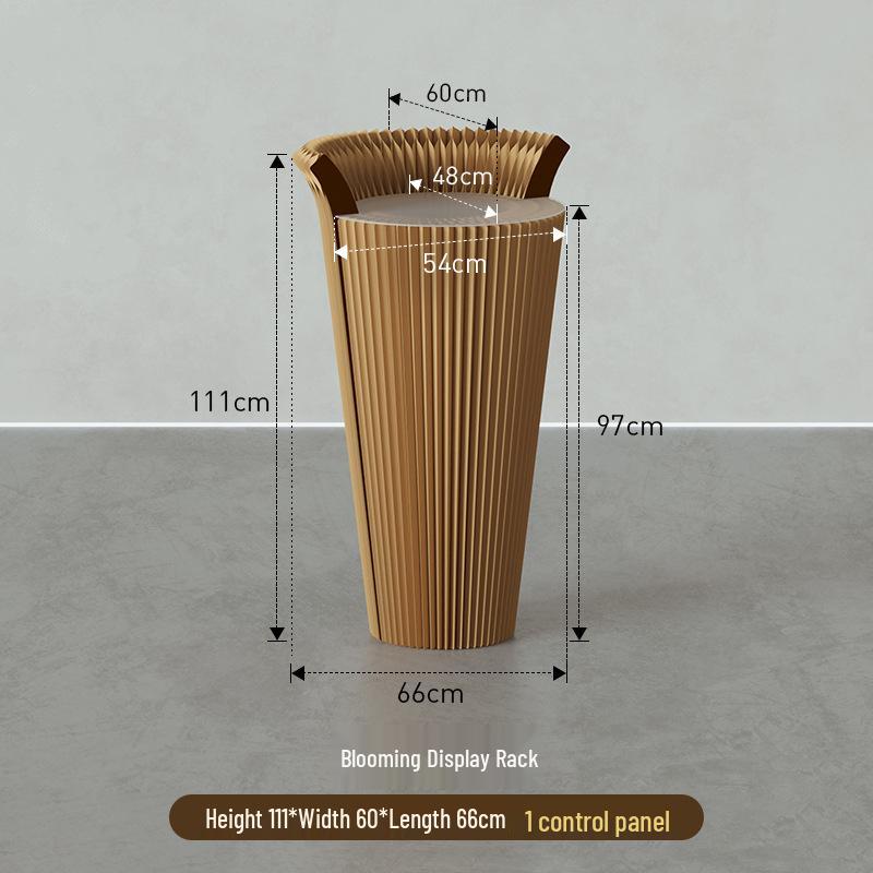 Eighteen Paper Display Stand: Exhibit Cabinet & Office Lectern with Storage