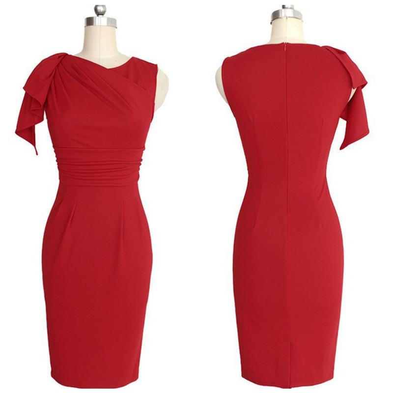 Women's clothing, hip-wrapped medium and long dresses, spring and summer new evening dresses.