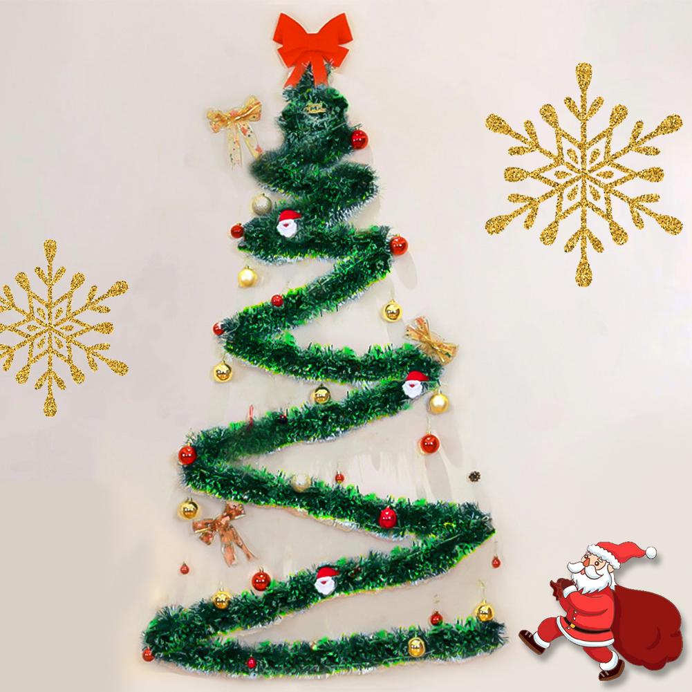 LED Christmas Leaves Wall Decoration String Lights 2/3/5m Battery Powered for Wedding Holiday Home Party Garden Decor