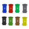 240L Commercial Plastic Recycling Waste Bin with Lid