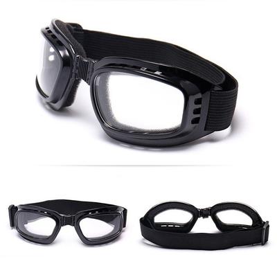 Plastic Folded Protective Glasses Impact Resistant Mutlicolor Ridding Anti-goggles Cycling Windproof Work Safety Glasses