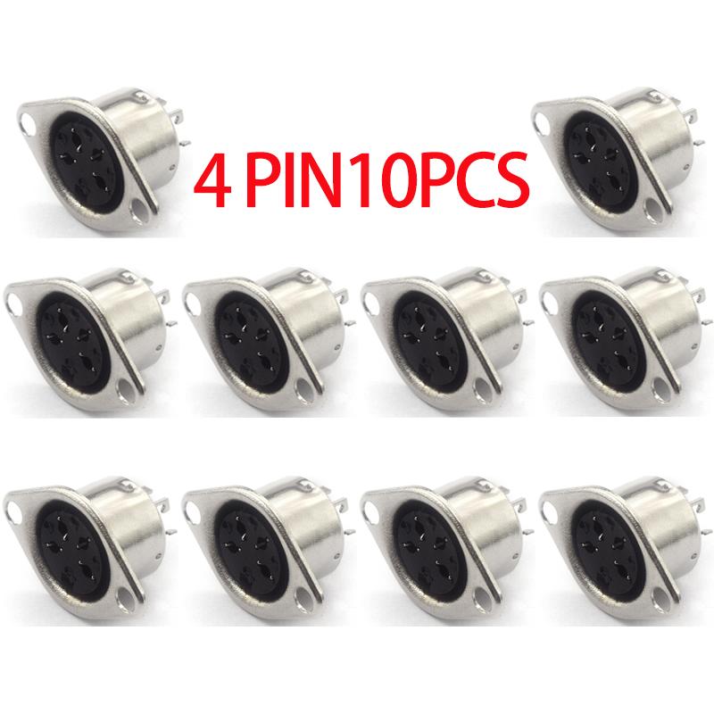 10PCS DIN S Terminal 3/4/5/6/7/8P Pin/Core Midi Male Connector Female Connector Plug Computer Large Keyboard Mouse Socket