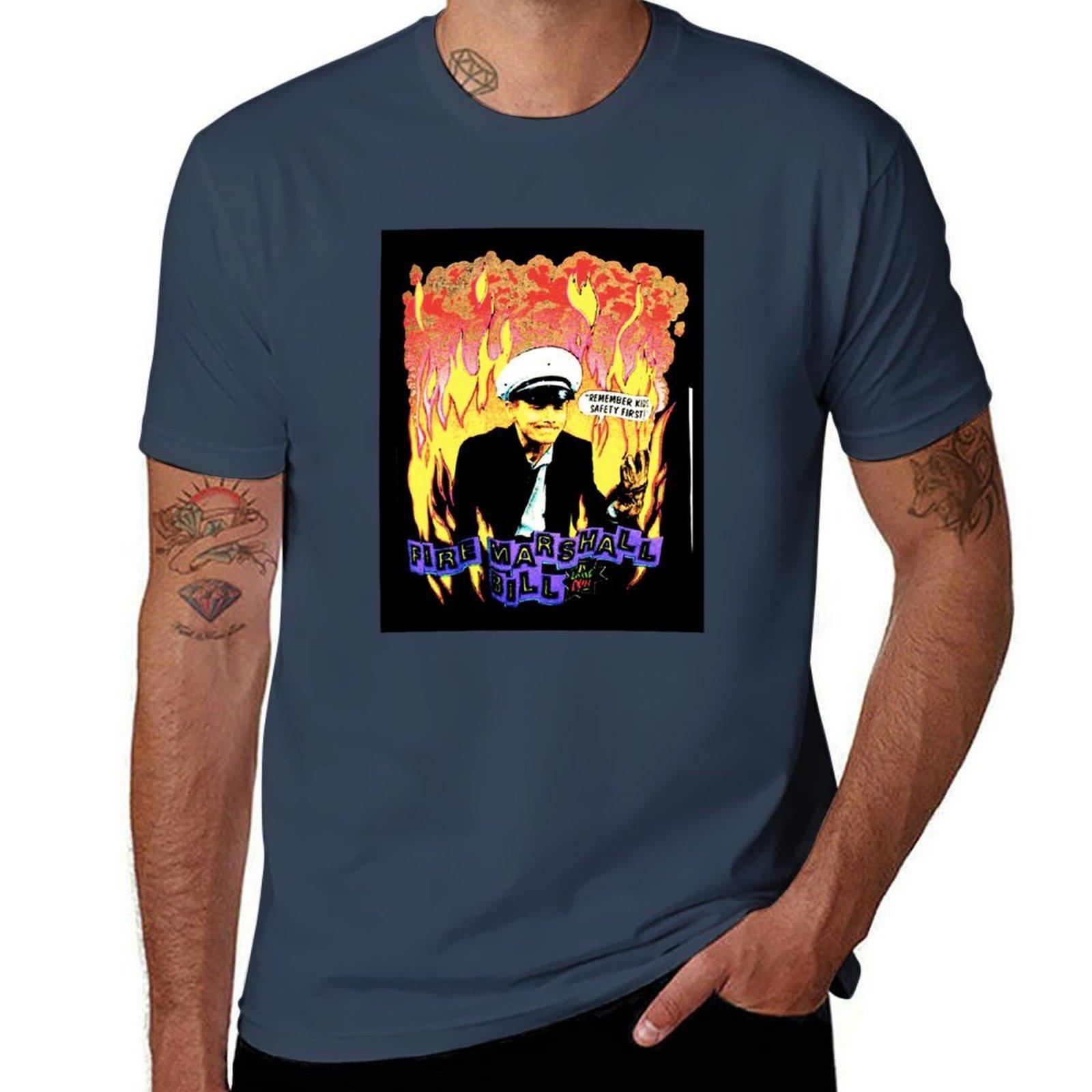 90s Fire Marshal Bill Rare Vintage Tshirt Urban Style Print Tshirt S