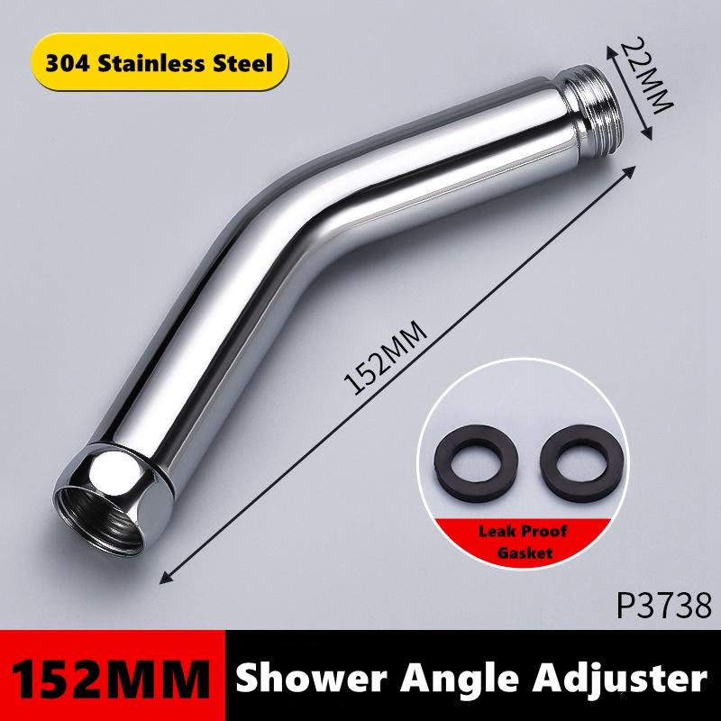 Shower Head Angle Adjuster Elbow Adapter Connections Shower Arm Extension Angle 135° Elbow Hand Shower Top Spray Elbow Connector