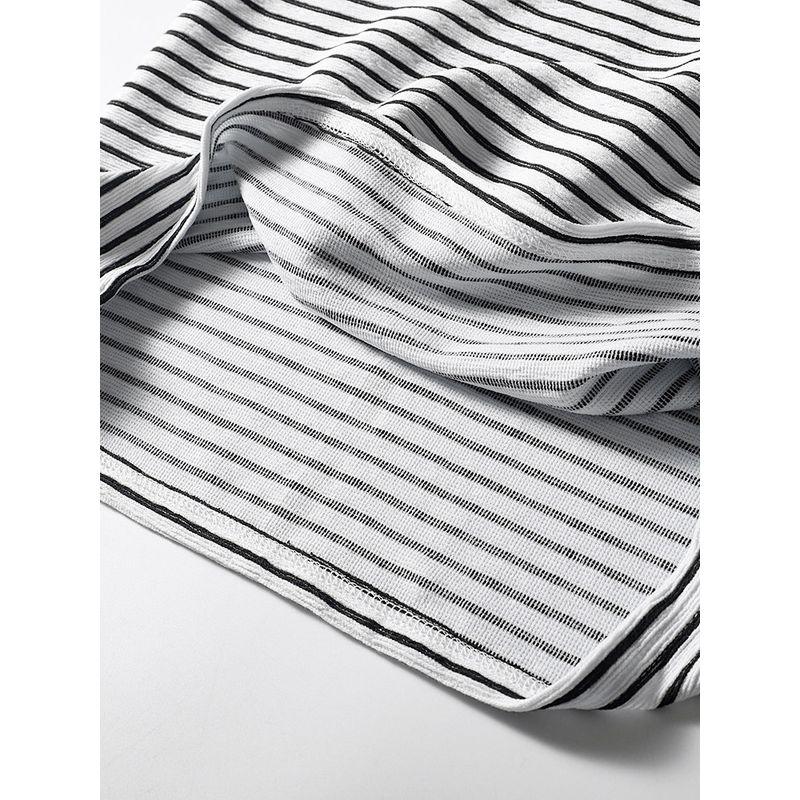 Export Export to Domestic Sales Men's Clothing Stripes Short Sleeve T-Shirt Men's Summer Navy-Striped Shirt Fashion Trendy Brand Slim-Fitting T-shirt