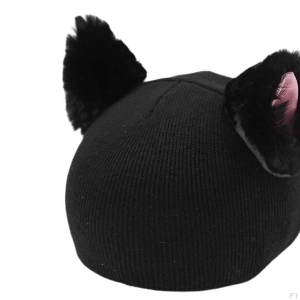 Ski Helmet Cover Skiing Accessory Winter Headgear Knitted Hat Decoration for