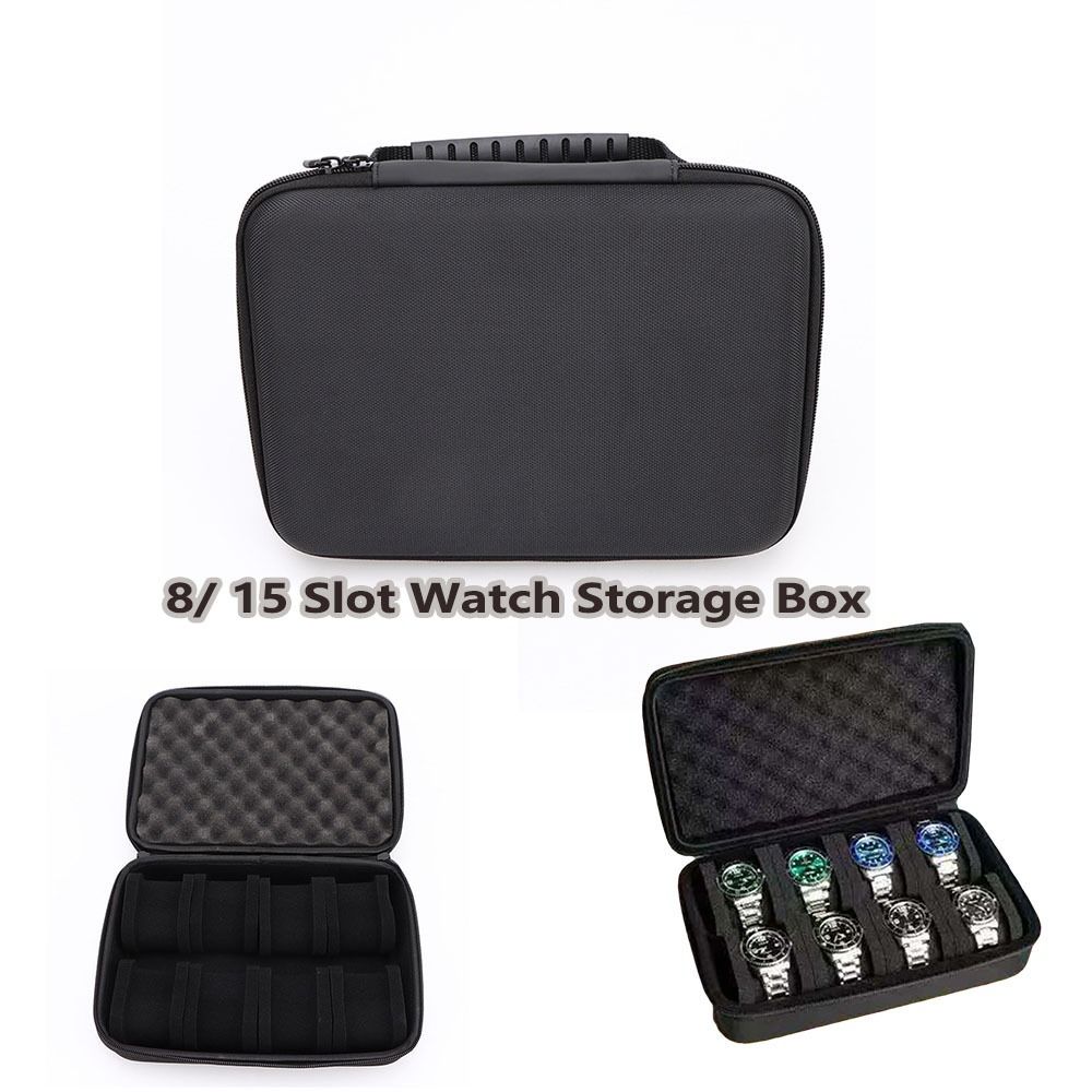 Hard Shell Watch Storage Box Anti Scratching Wristwatch Holder Watch Display Box  Watch Display