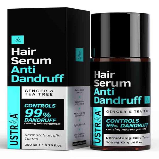 @ Ustraa Serum Anti-Dandruff Ginger Tea Tree Controls 200ml
