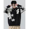 Maglione da Uomo a Scollo Basso Maglione Base Caldo alla Moda da Uomo Autunno Inverno Versatile Largo Pullover in Maglia da Studente