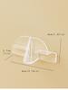 3 pcs Eyeglasses Holder Wall Mounted Shelf for Home Bedroom Bathroom Desk Display Stand