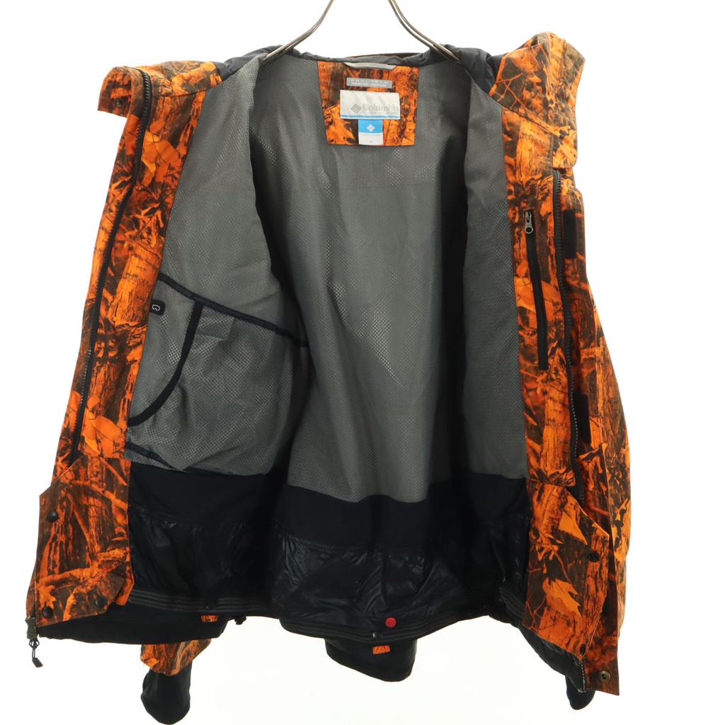 Columbia snow board Nylon jacket M Orange Outdoors Men's Used