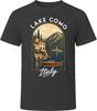 Lake Como Italy Lakeside Villas Tourist Souvenir Travel Vacation T-Shirt