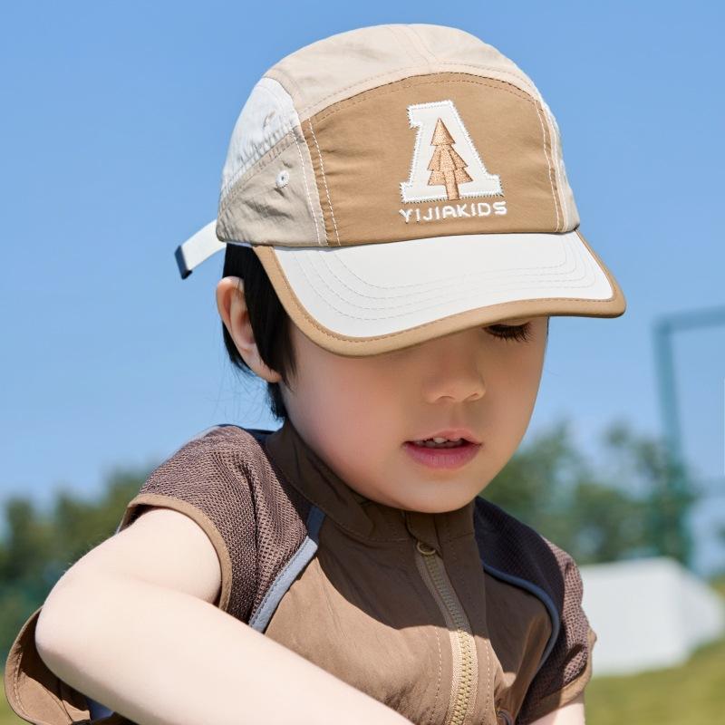 Japanese Children's Baseball Cap Quick Drying Fashionable Baseball Cap Spring and Autumn Baby Outdoor Sun Protection Hat Versatile Trendy
