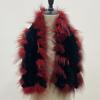 Women Stylish Warm Scarf Natural Fluffy  Fox Fur Shawls Winter Female  Fashion Knitted Rabbit Fur Scarves 90x10cm