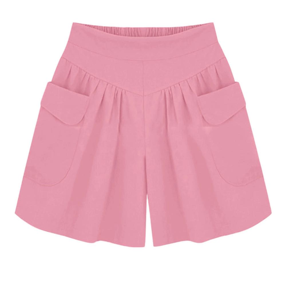 Fat Plus Size Women's Clothing, Fat Mm Wide Leg Shorts, Versatile Pants, Skirt Pants, Women's Summer