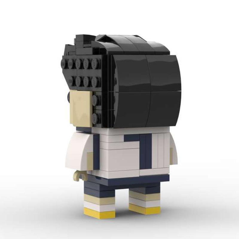 Building Block Compatible, Ornament, Sun Xingmin, Puzzle Puzzle, Square Head Boy Toy Football, Korean Player