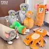 Adorable Tom And Jerry Deformed Plush Toy Doll Cuddly Cartoon Tom Cat Jerry Mouse Gift