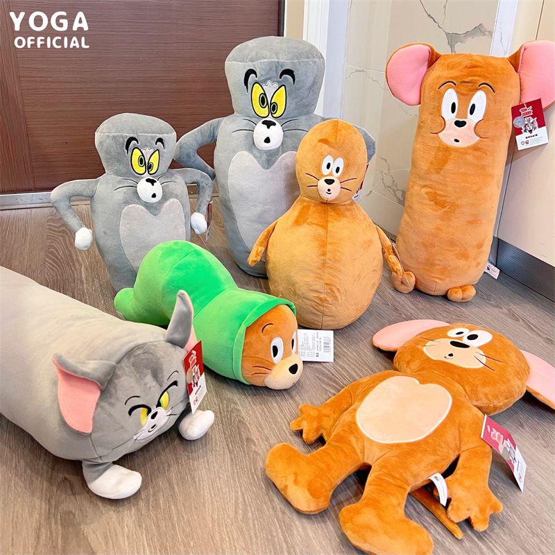 Adorable Tom And Jerry Deformed Plush Toy Doll Cuddly Cartoon Tom Cat Jerry Mouse Gift