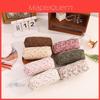 Small Floral Storage Pencil Case Large Capacity For Students And Office Use