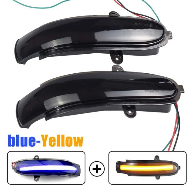 LED Dynamic Turn Signal Light Side Mirror Blinker Sequential Lamp For Mercedes Benz C Class W203 S203 CL203 2001-2007