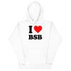 Backstreet Boys - Love BSB White Hoodie Sweatshirt White New
