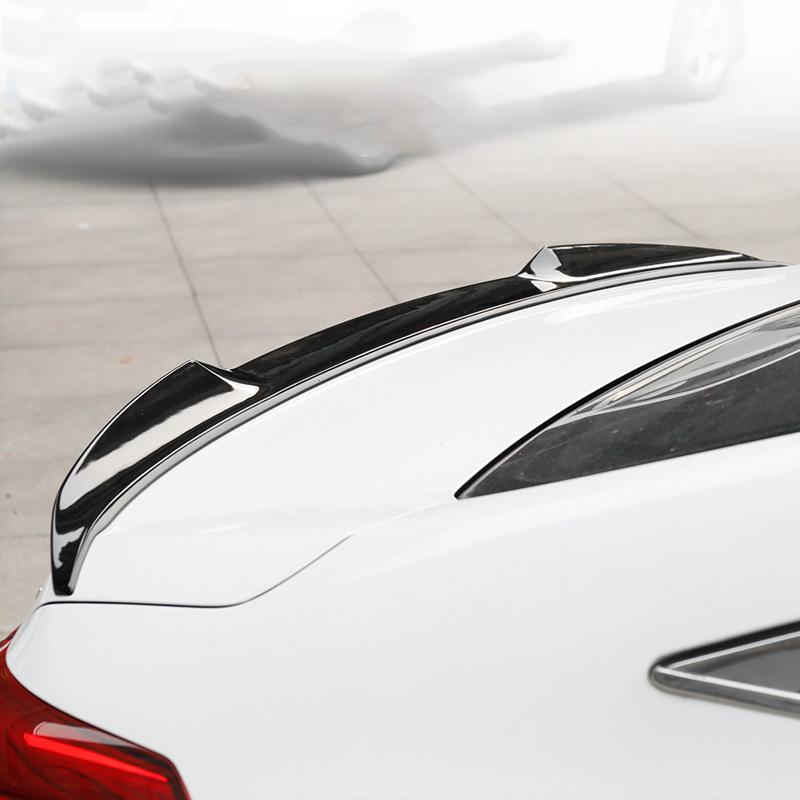 Black Spoiler for Honda Accord Carbon Painting 2018-2022 10 Th Rear Wing Ducktail Accessories