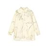 LESS 2024 Spring Two-Tone Mulberry Silk Shirt