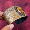 Tiger's eye gemstone cuff bracelet copper wire wrapped adjustable bangle handmade cuff bracelet antique copper wire jewelry anniversary gift