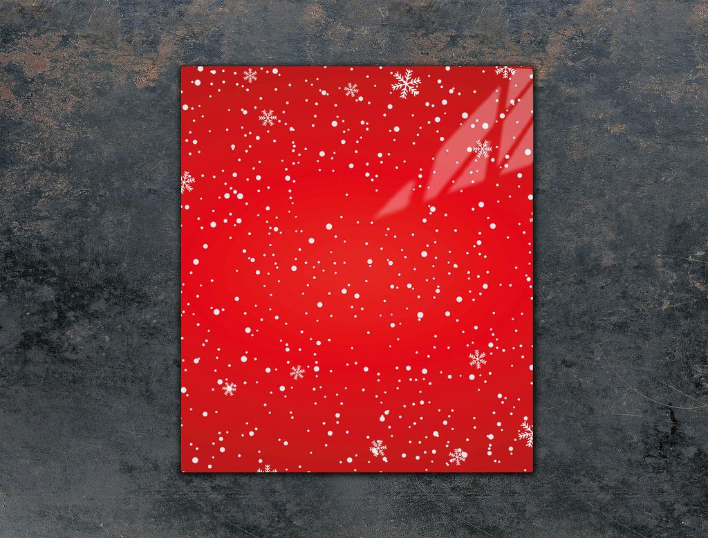 SZKLANA DESKA DO KROJENIA 45x52 CZERWONA