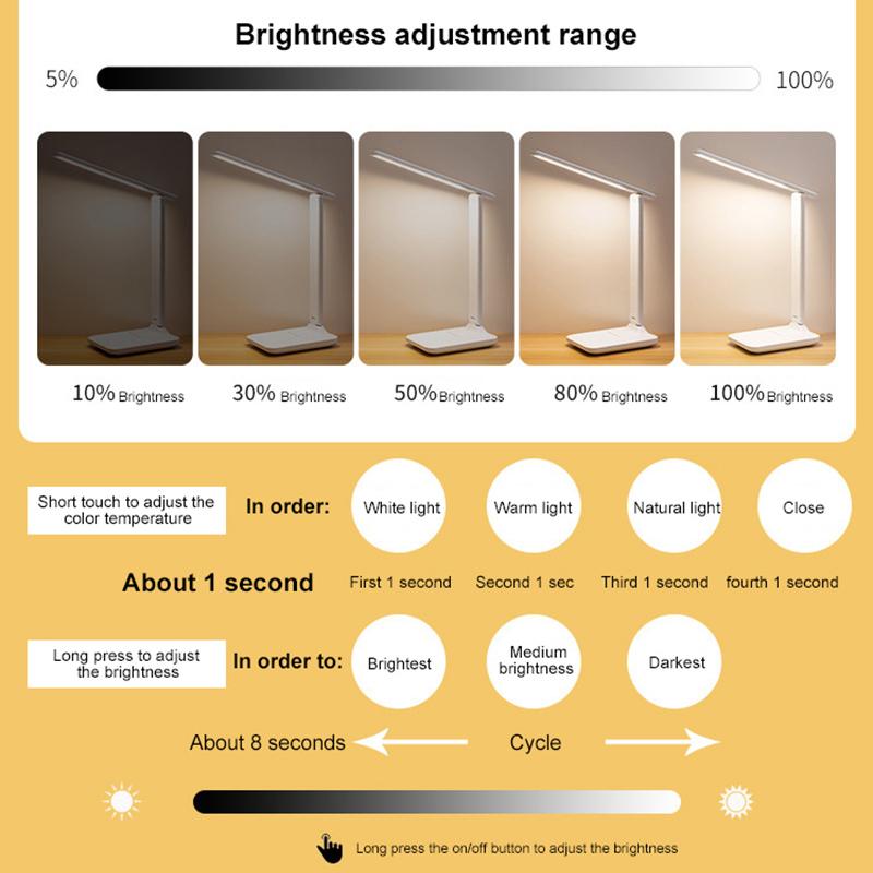 Product name LED touch desk lamp