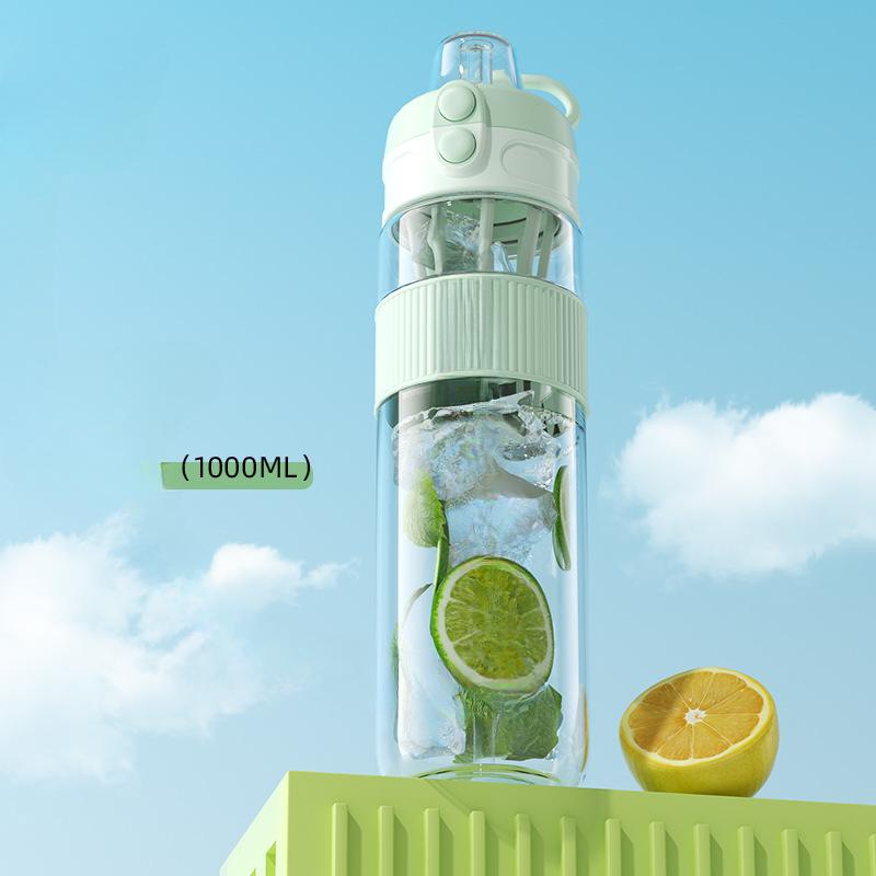 Large Straw Cups Double Drinking Cups for Summer Students with Durable Design and Leak Proof
