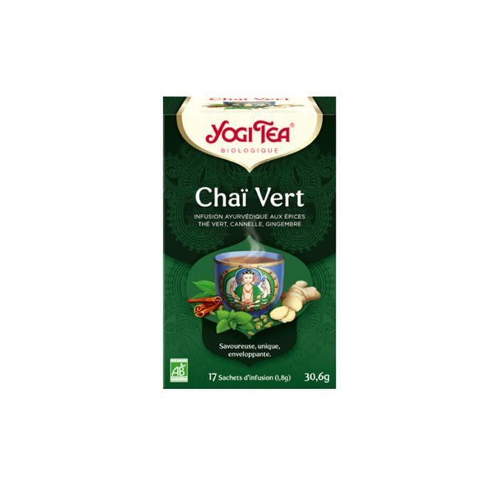 Yogi Tea bio chaï vert 17 sachets 30g