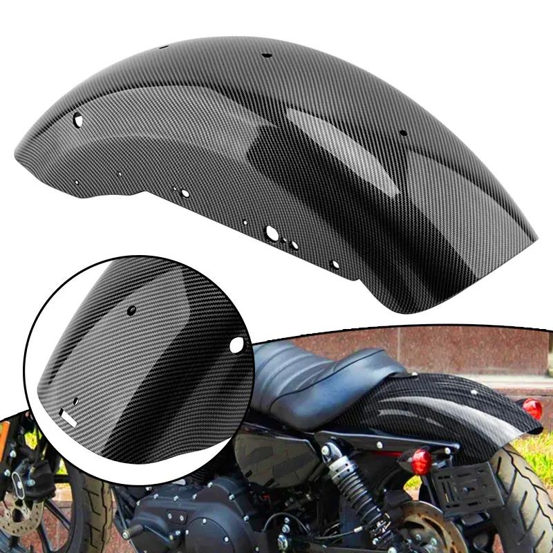 Motorcycle Accessories Rear Mudguard Carbon Fiber Fender Guard Cover For Harley Sportster XL883 1200 48 72 2004-up чёрный