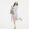 Gray Irregular Sling Vest Dress 2026 Spring and Summer New Outer Wear Stacked Sleeveless Medium and Long Vest Skirt