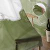 White Marble Sage Green Sheer Curtains for Living Room Decoration Window Curtains for Kitchen Tulle Voile Organza Curtains
