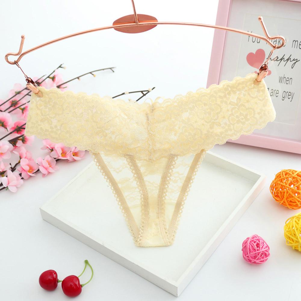 Women's Lace Lingerie Knickers G-string Thongs Panties Underwear Briefs