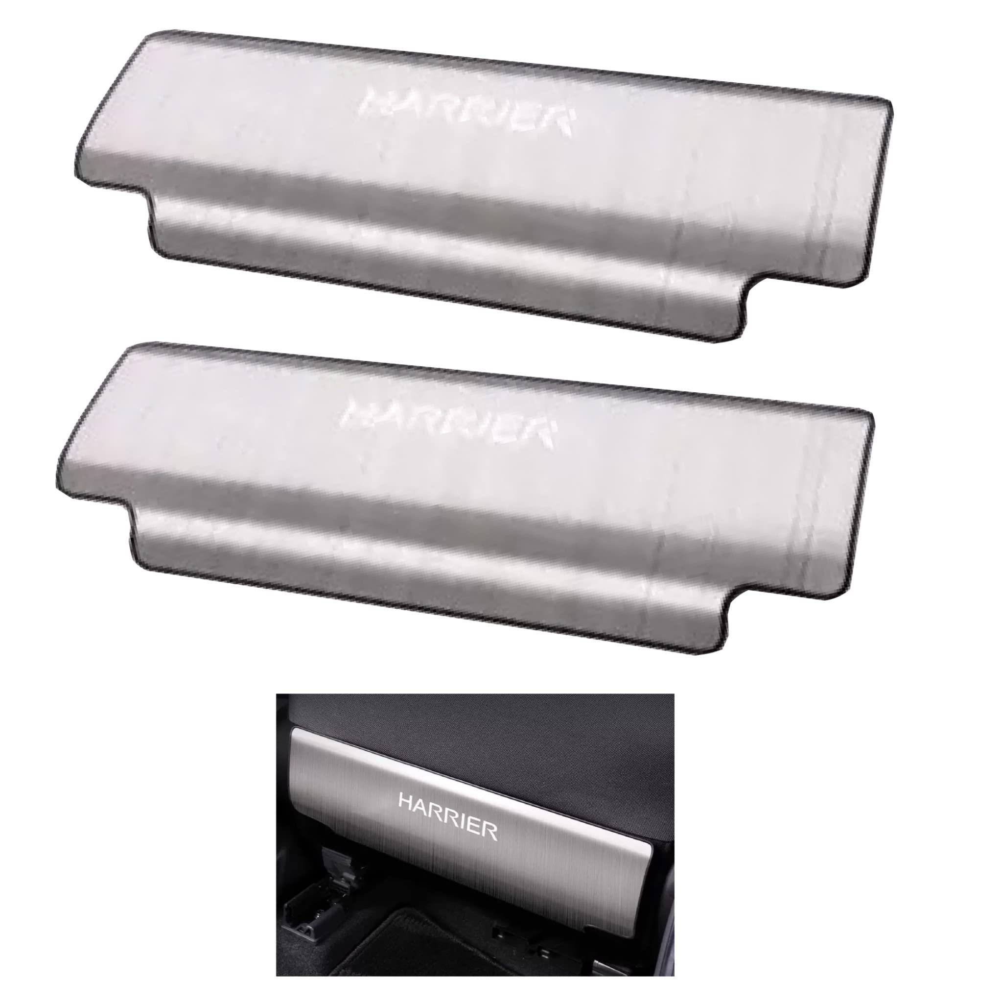 

Комплект из 2 защитных накладок на спинки сидений от ударов ногами для Toyota Harrier 30 60 и Нового 80 Легкие царапины и пятна Защитные накладки из нержавеющей стали на двери сидений Индивидуальный дизайн