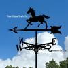 Weather Vane Ornament: Outdoor Wrought Iron Spray-Painted Roof Decoration Metal Craft