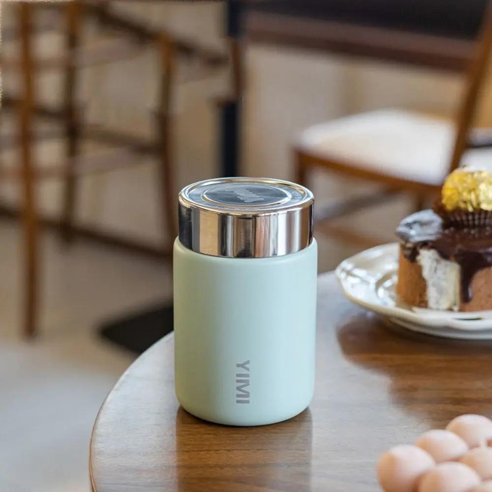 230ml Mini Thermobecher Mode Auslaufsichere Edelstahl Taschenflasche Leichte Kaffeetasse grün