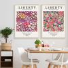 Simple Nordic Small Fresh Art Abstract Flowers and Flowers Poster Porch Living Room Decoration Painting