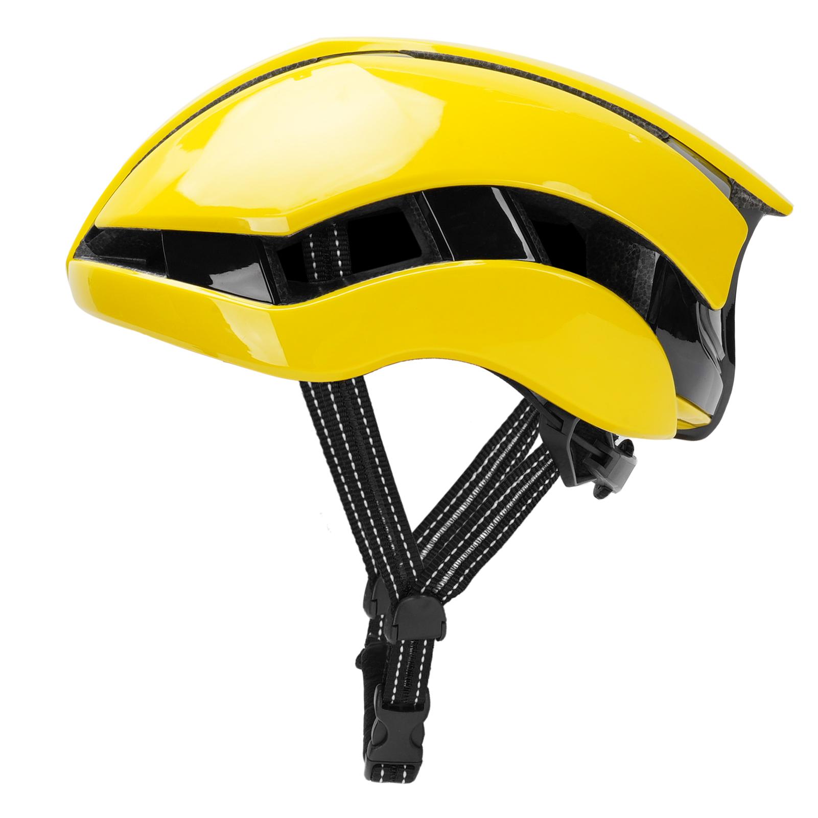 

Умный велосипедный шлем со светом для ночной езды, светодиодный, с датчиком движения и рулевого управления, тормозом и автоматическим отключением, взрослый мужской велосипедный шлем жёлтый