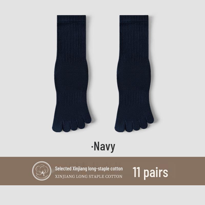 

Unisex Sport Breathable Split-Toe Socks - Sweat-Absorbing, Knee-High, Autumn Cotton, Solid Colors for Daily Commute