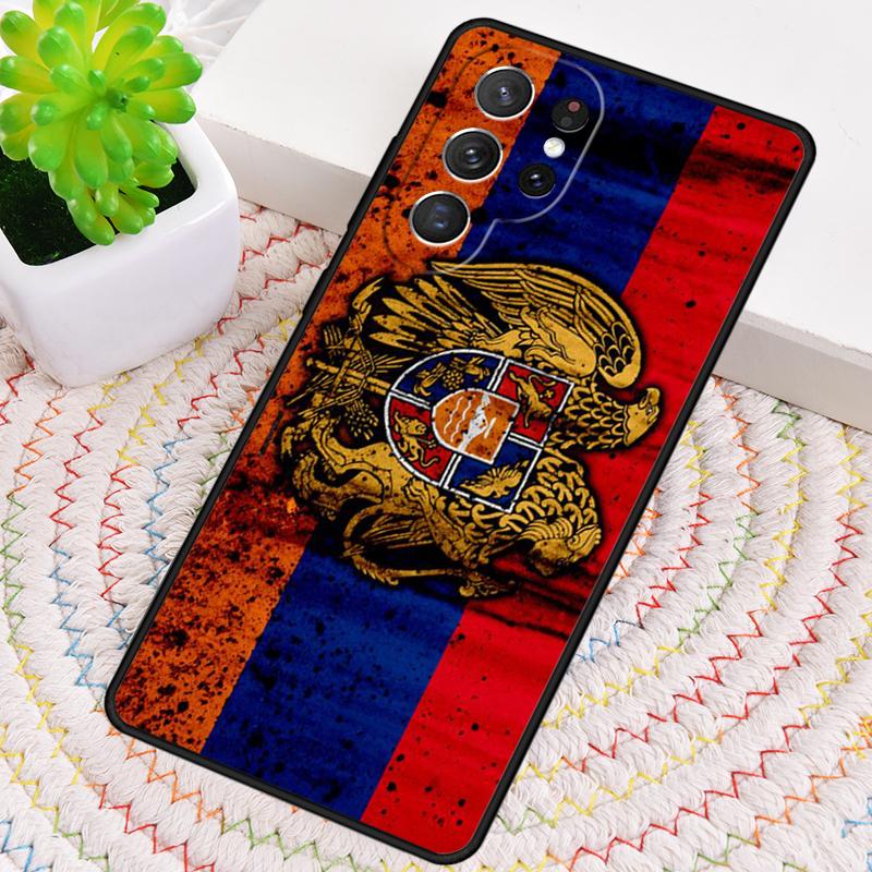 Armenia Albania Russia Emblem Phone Case for Samsung Galaxy Note 10 Pro S26 Ultra S23 S24 FE S25 S21 S22 PLUS Shockproof Cover