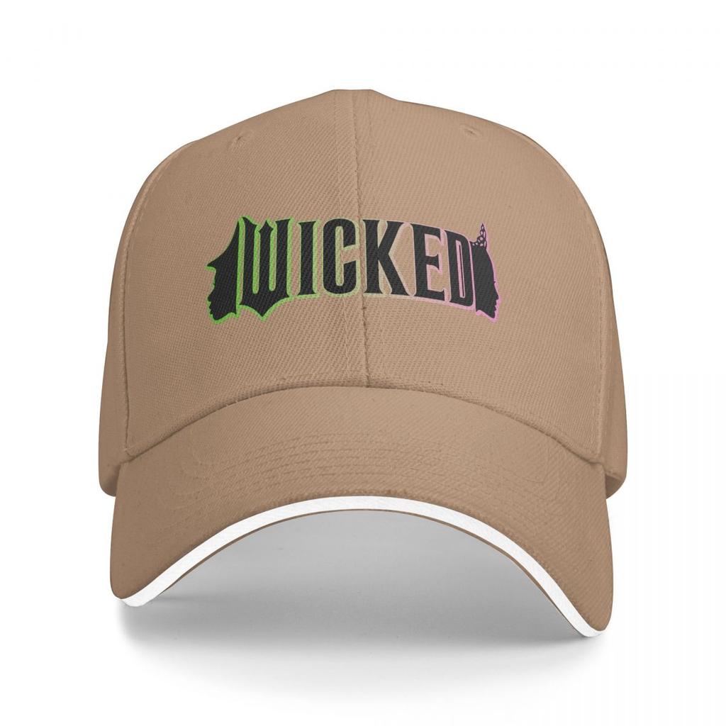 Wicked Glinda And Elphaba Logo Baseball Caps Snapback Baseball Hats Breathable Casual Casquette Outdoor Unisex